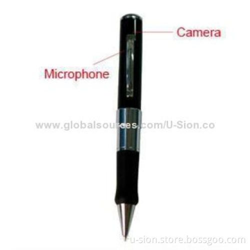 Spy Camera Pens with USB Flash Drive, Free Logo, No Drive and No External Power Supply